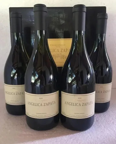Vinho Angelica Zapata Branco Chardonnay 2021 Caixa 4 Un