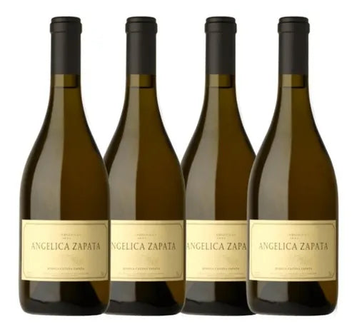 Vinho Angelica Zapata Branco Chardonnay 2021 Caixa 4 Un